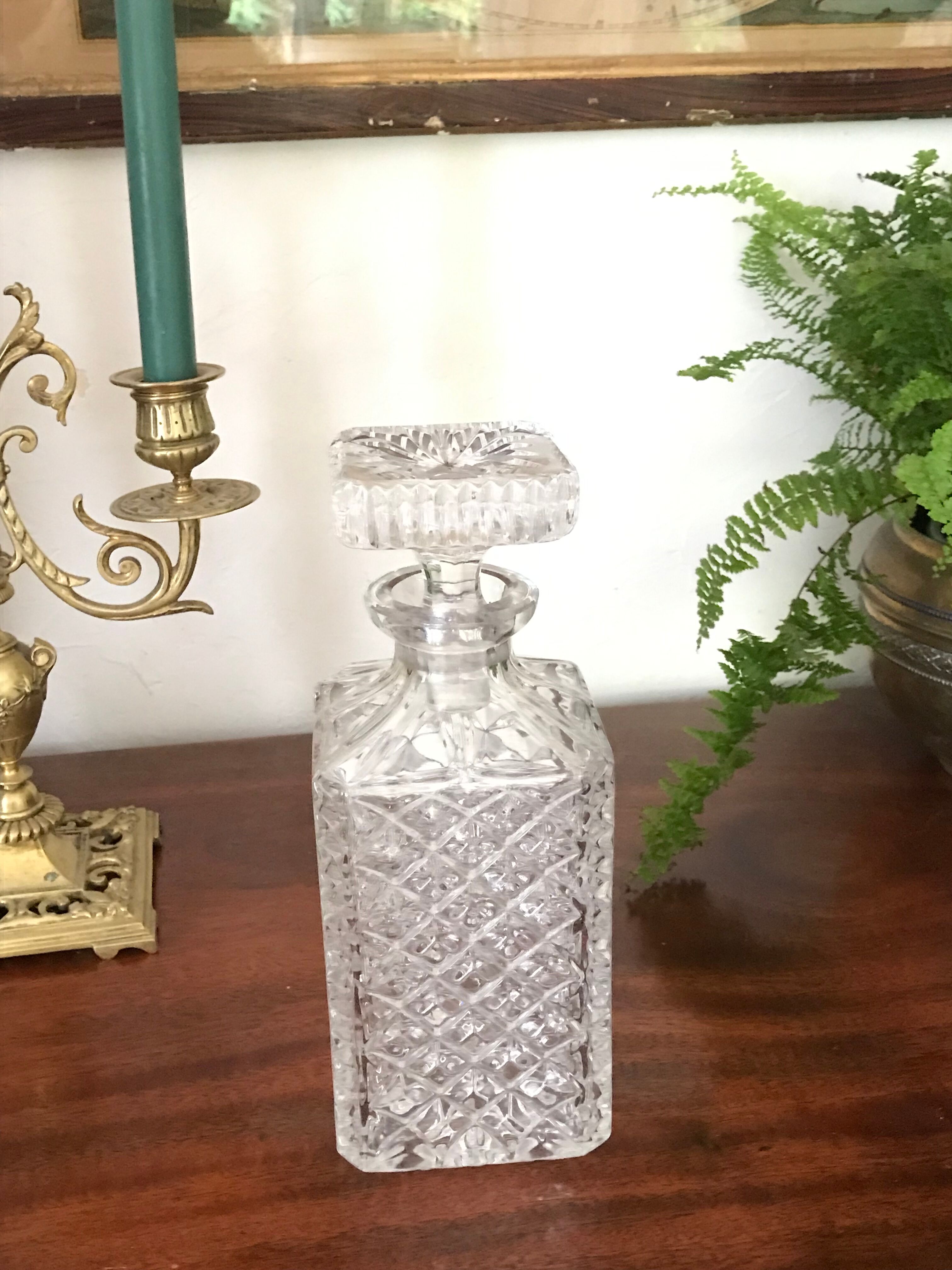 Crystal whisky decanter