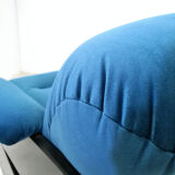 Reupholstered space age 2 seater sofa, 1960s