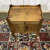 Louis XV walnut bedside table from the early 20th century