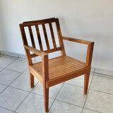 Reconstruction period armchair, René Gabriel style, 1950s