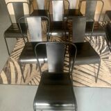 Set of 8 metal chairs