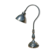 Chrome metal design table lamp – swan neck style