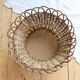 Cache-pot vintage rotin tressé – Accessoire plante d'intérieur