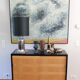 Buffet 1950 signed, lacquered black and sycamore