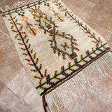 Moroccan Azilal handmade rug, handwoven wool Berber rug.