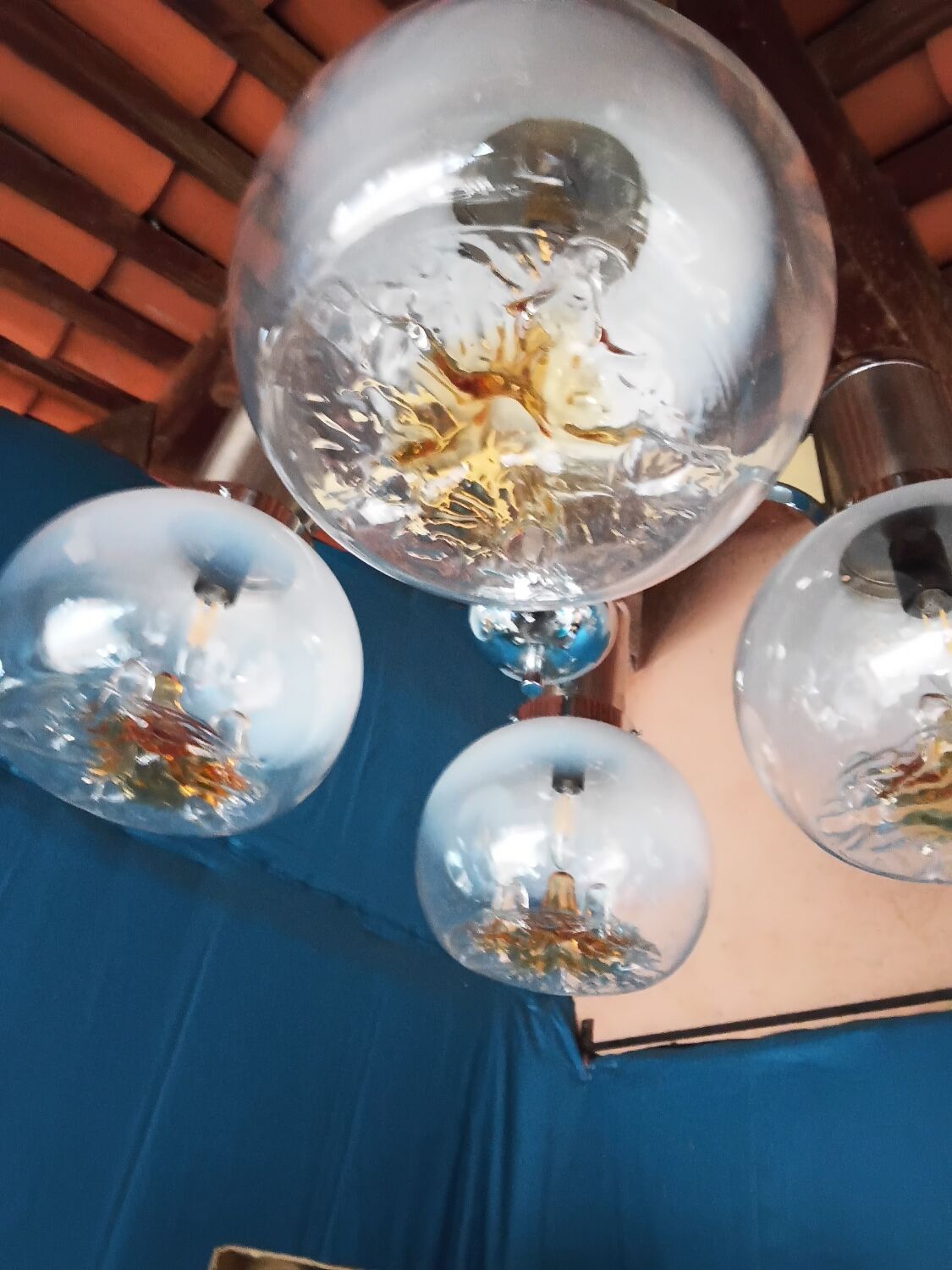 Murano Mazzega chandelier