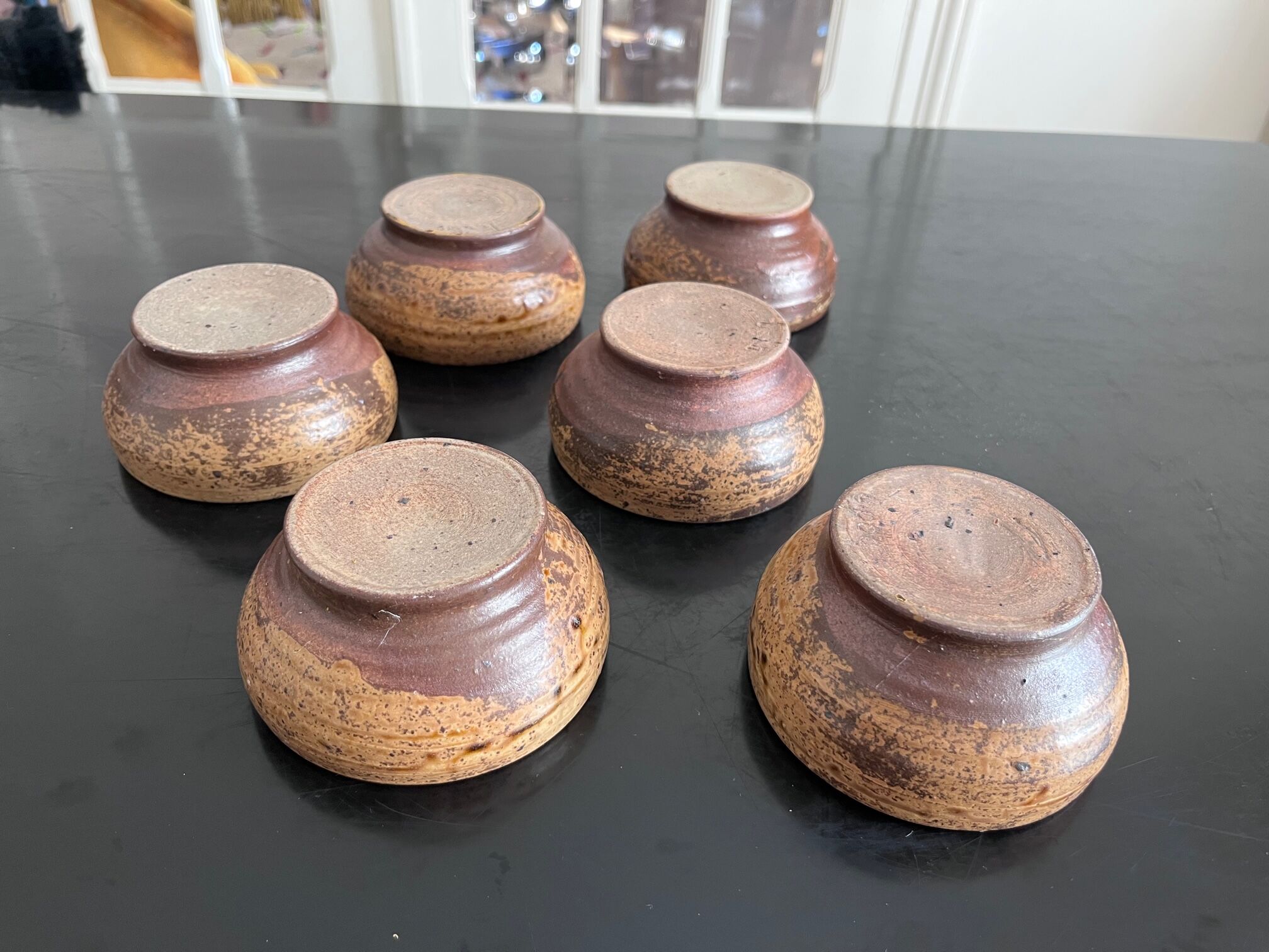 6 bowls André Bodin La Borne