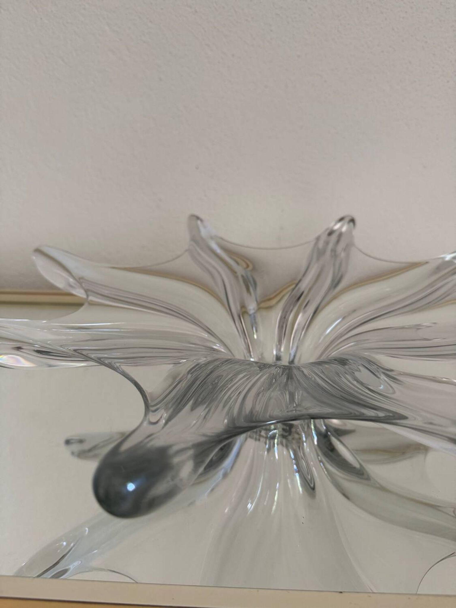 Coupe étoile en cristal de Vannes, années 60
