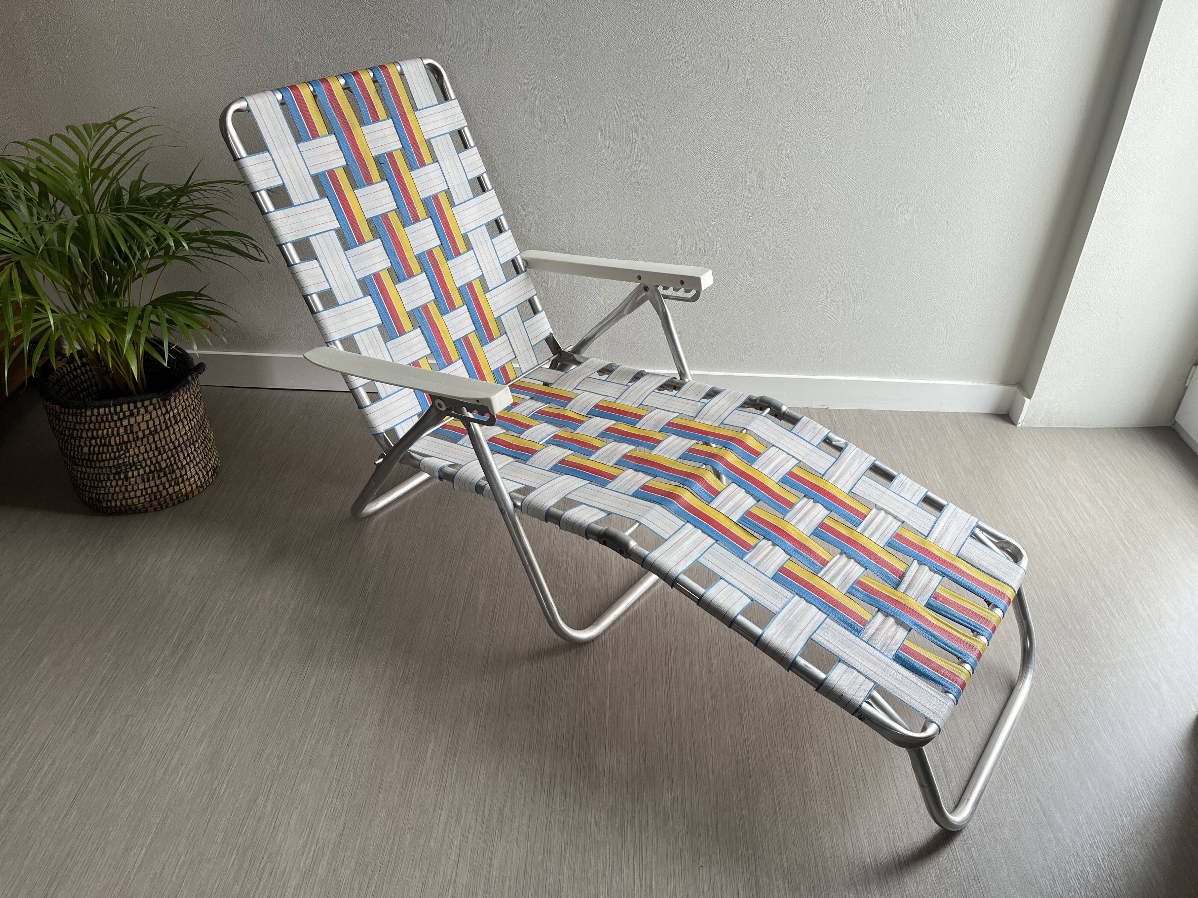 Vintage deckchair