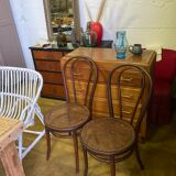 Duo of chairs bistrot Thonet early XXth
