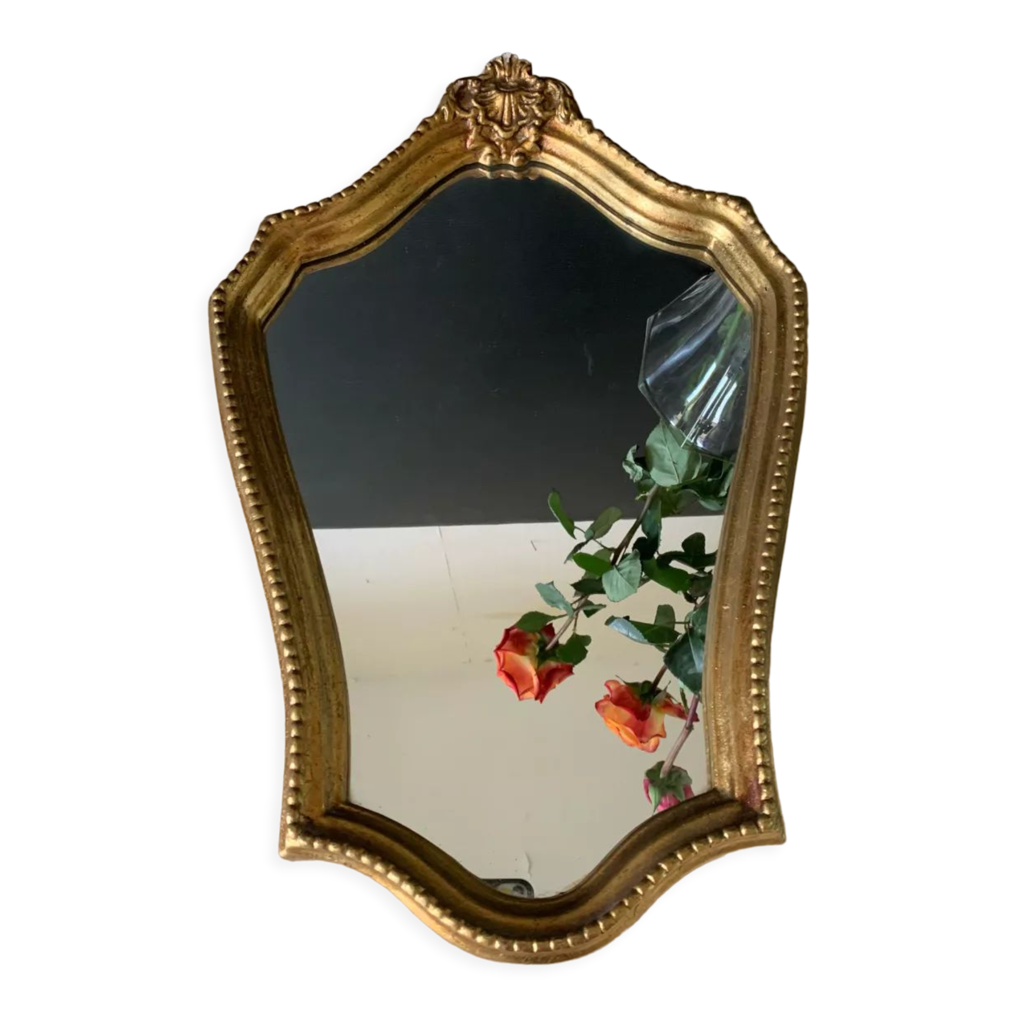 Mirror gilded frame, 46x31 cm