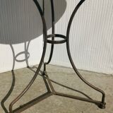Table bistro pedestal table napoleon 3