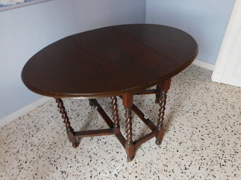 Table anglaise à abattants en chêne