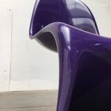 Mid-century Panton side chair set by Verner Panton for Herman Miller, 1960s.