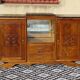 Art Deco enfilade in solid walnut