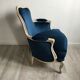 Armchair Louis XV lined with velvet - fully restored