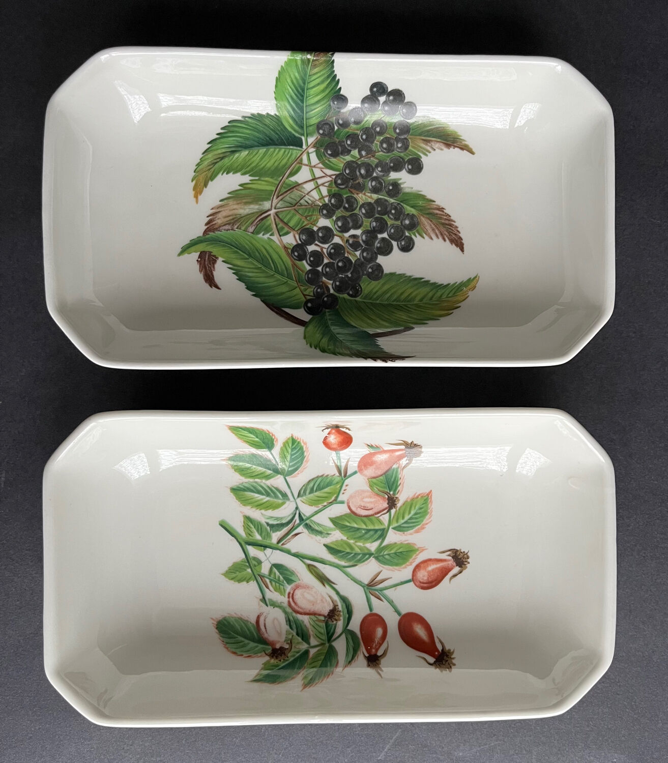 Pair of Paris porcelain ravines
