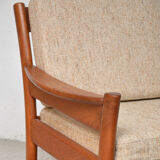 Paire de fauteuils Dyrlund avec ottoman, 1960