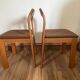 4 Chaises marrons
