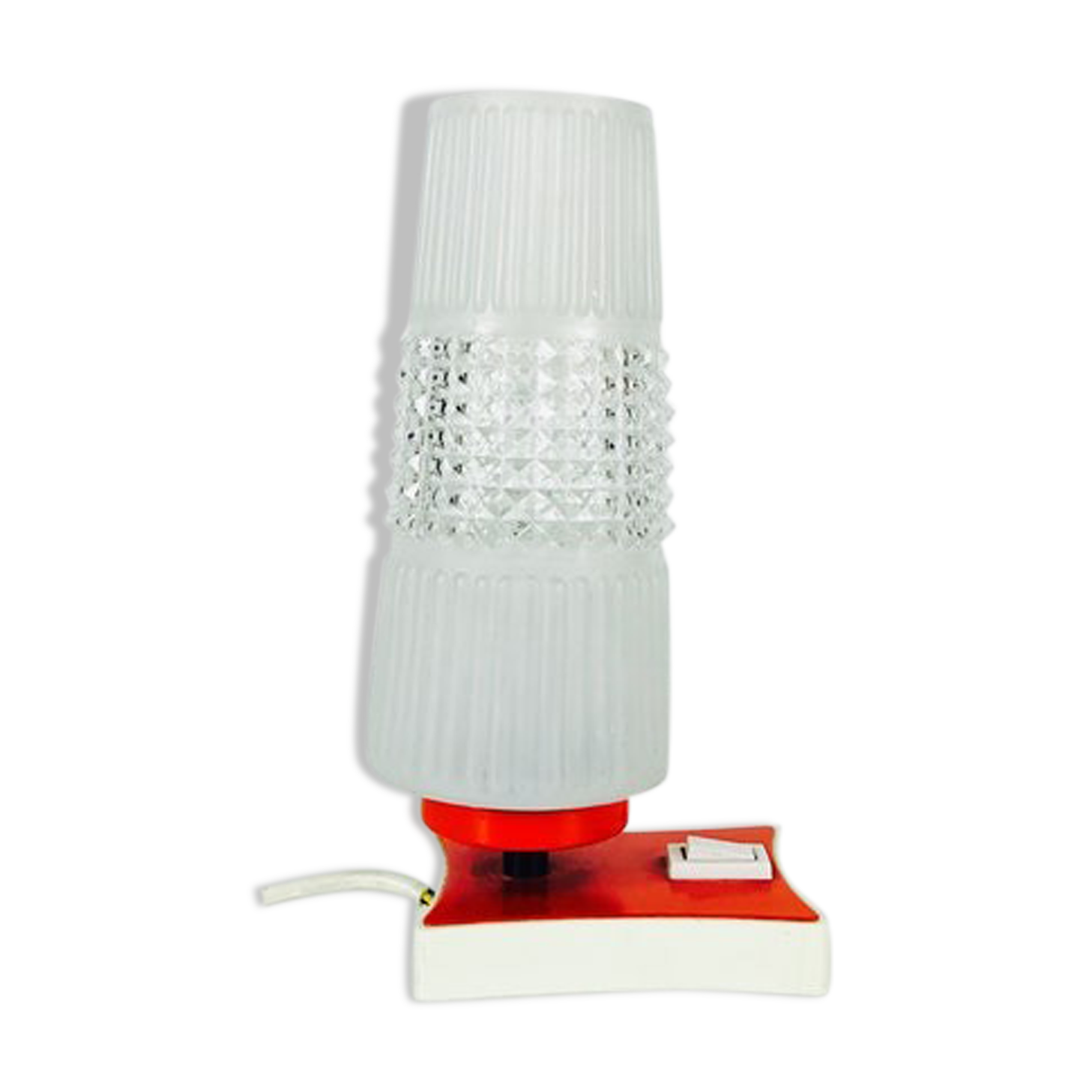 Crystal bedside lamp - Germany 1970s