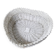 Vintage heart-shaped rattan empty pocket
