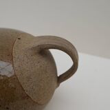 Signed ceramic pitcher