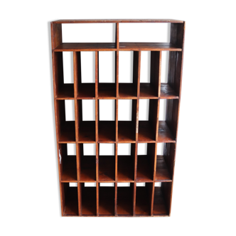 Casier de tri ancien en bois