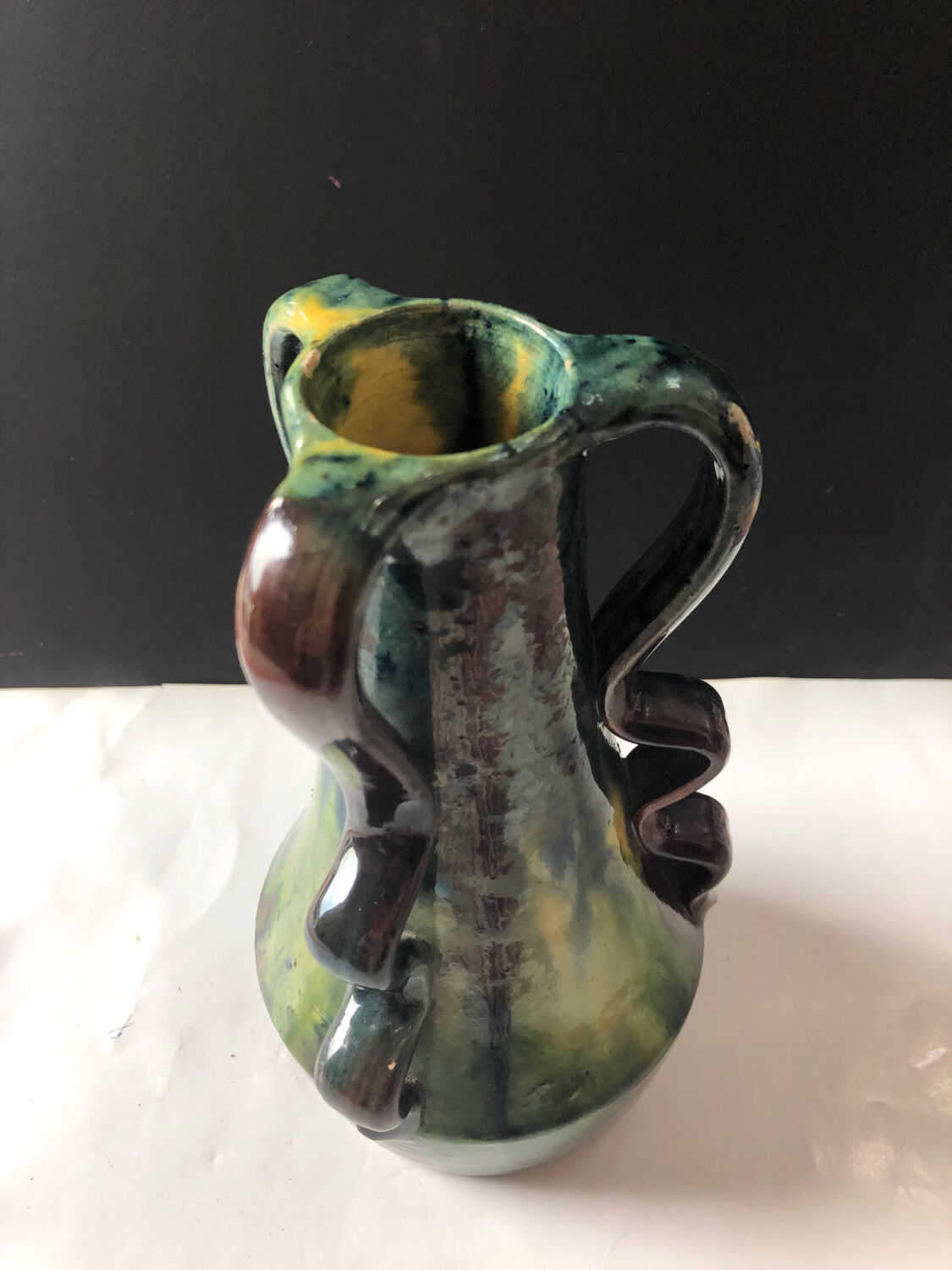 Thulin earthenware vase