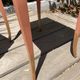 Pair of revamped bohemian / berber bedside tables with the heart "life is beautiful"