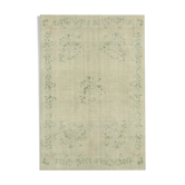 Hand-knotted wool turkish beige carpet 203 cm x 303 cm