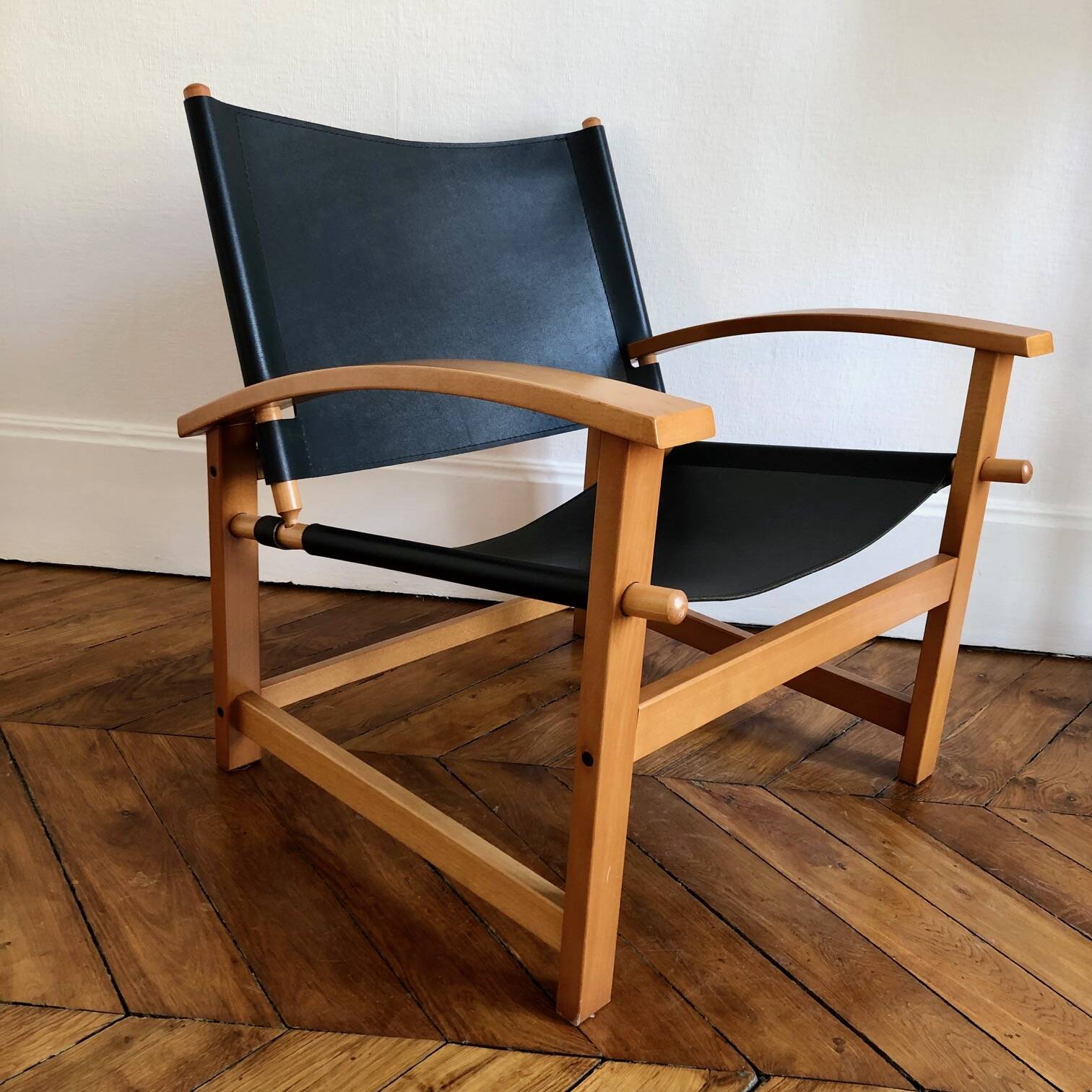 Safari armchair by Hyllinge Møbler Denmark, 1970s