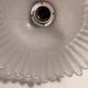 Vintage frosted glass chandelier