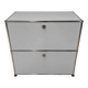 USM Haller furniture – Storage unit 2 modules Pearl Grey – Very good condition