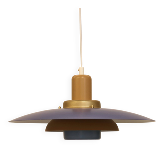 Vintage Danish Modern Design Lamp: Restored, Colourful Lighting