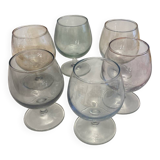 Colorful digestive glasses