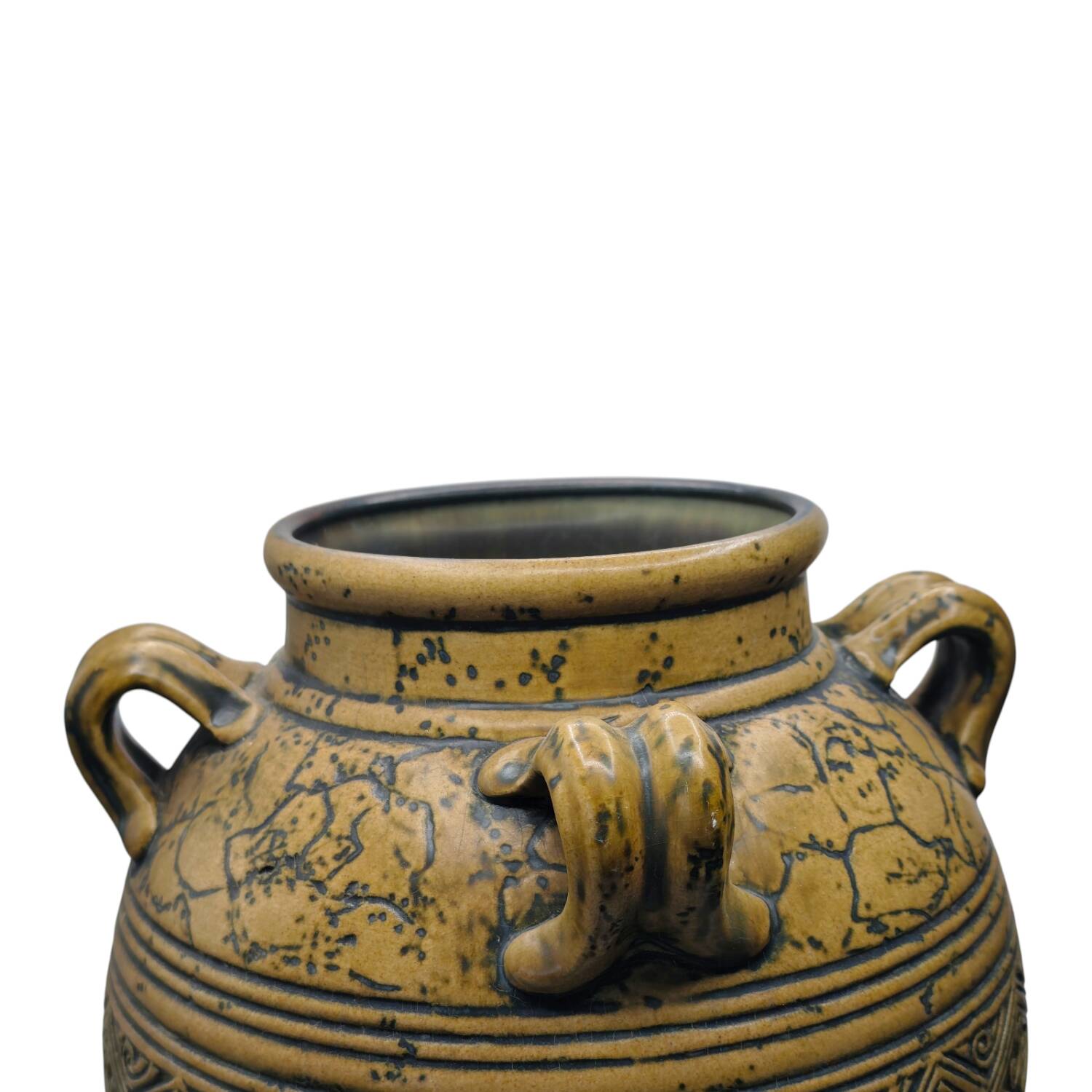 Vintage 1950s Jasba German Art Pottery Floor Vase –