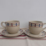 Lot de 2 tasses déjeuners basque en grès