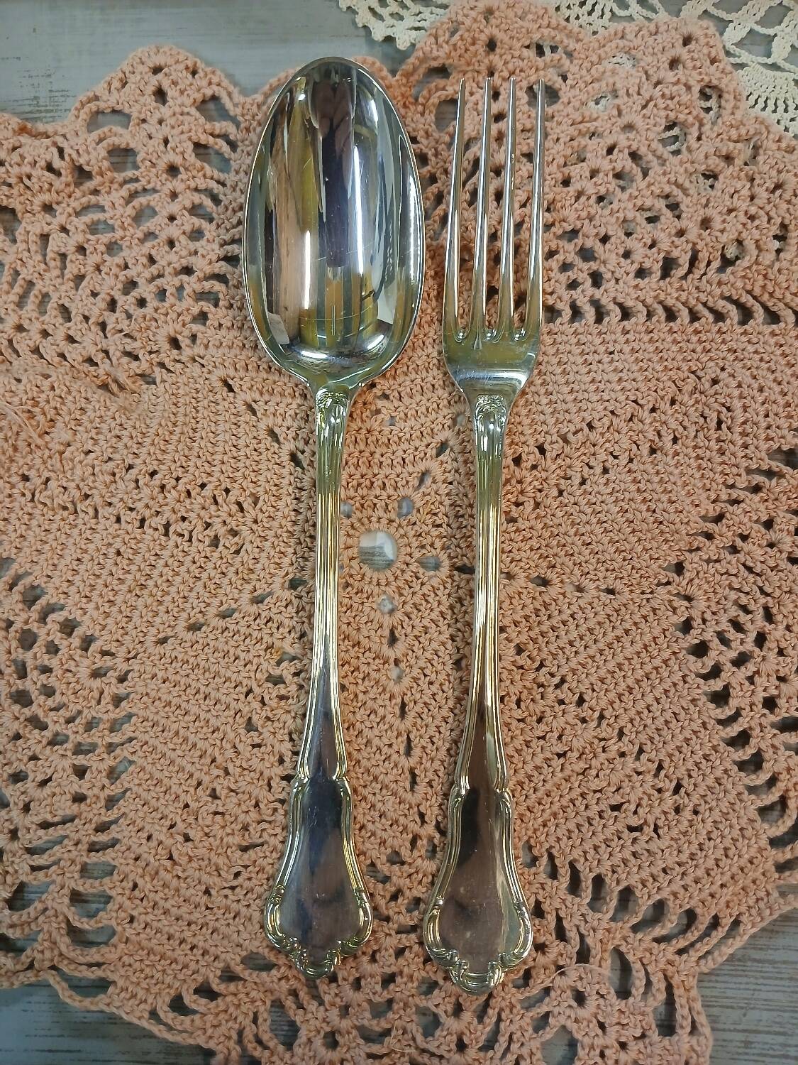 5 pairs of silver-plated cutlery