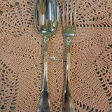 5 pairs of silver-plated cutlery