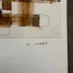 Modern composition drawing 1970 by François de Chabot