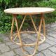 Round rattan coffee table 1970