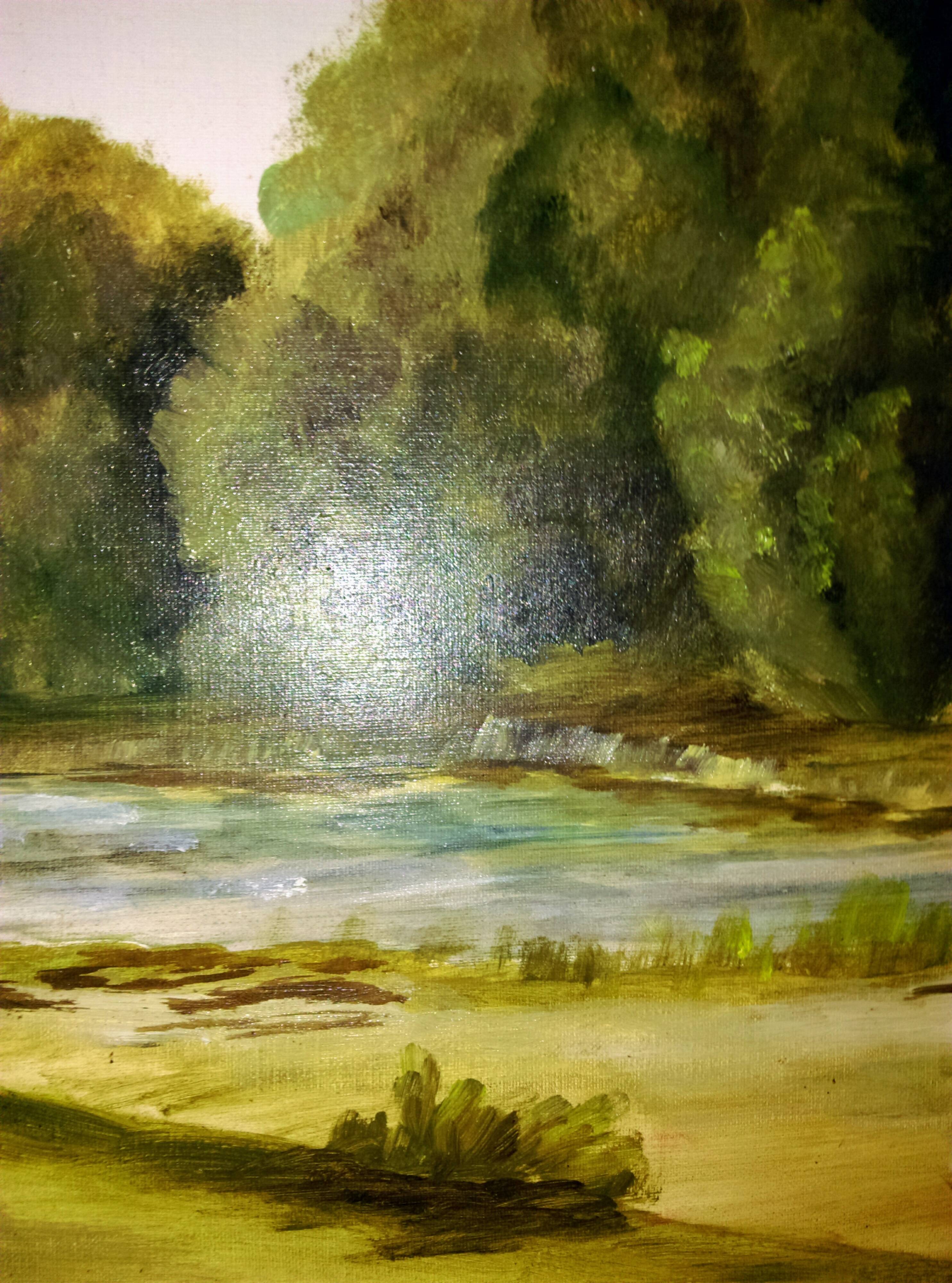 Oil on canvas signed (hardy)