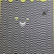 Screenprint signed after Maurice Tirmarche, Optical work of art "Op Art in yellow", 50 x 65 cm
