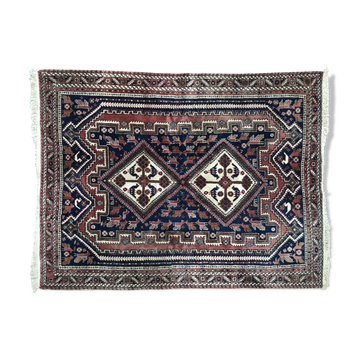 Carpet vintage Persian Afshar done hand 143 X 187 CM