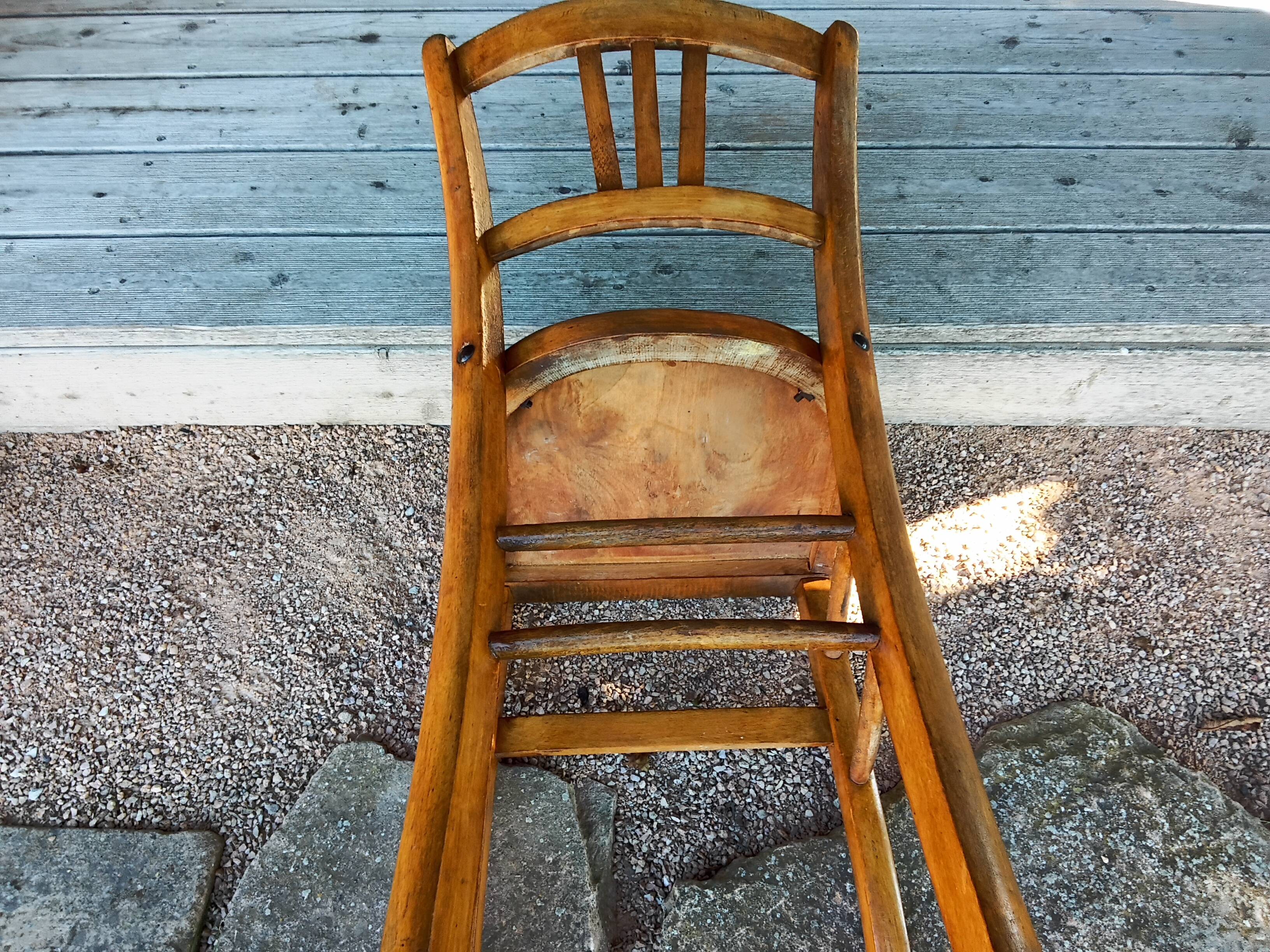 Duo of bistro chairs