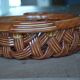 Vintage woven fruit bowl
