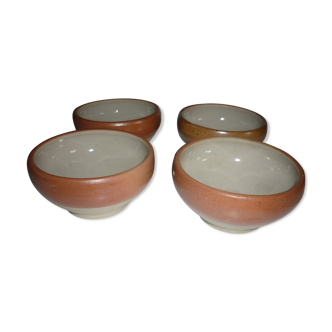 Ceramic bowls emailed edge x4