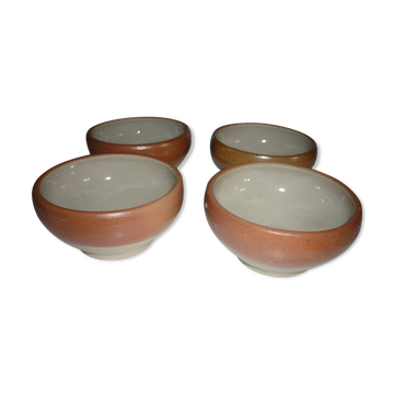 Ceramic bowls emailed edge x4
