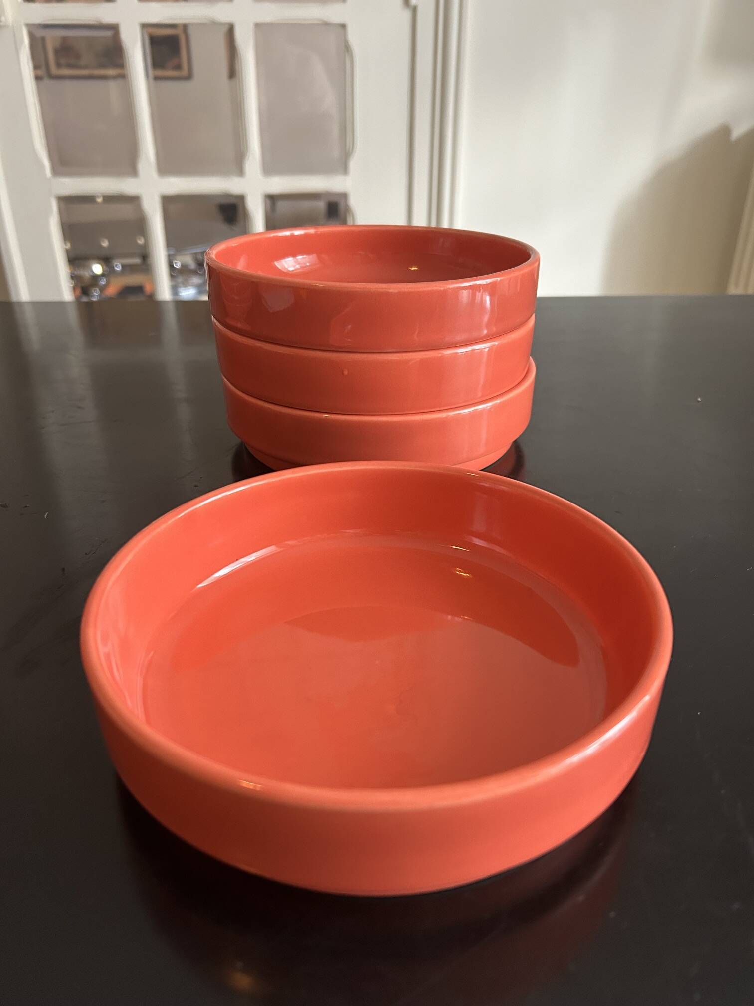 service de vaiselle Niderviller corail 24 piéces 1970