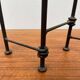 Mid-century brutalist extendable wrought iron floor chandelier, 1960s.